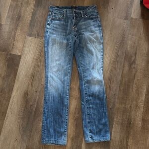 Citizens Of Humanity Blue Straight Leg Jeans